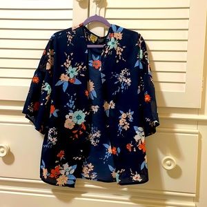 See through cardigan, True Craft, Adult S, multicolored